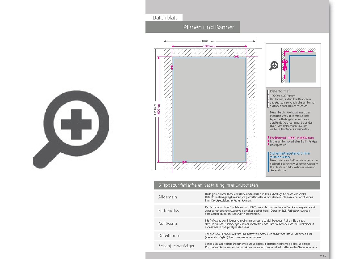 Product Bild hochwertige_mesh-plane_100_x_400_cm__4_0-farbig_bedruckt____sen_im_abstand_von_50_cm_oben_und_unten